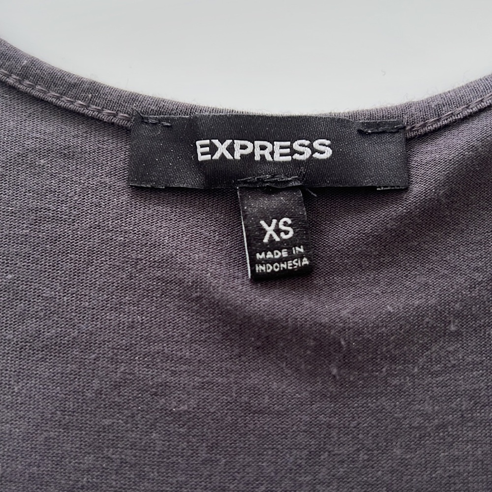 Express Gray Top - Picture 3 of 6